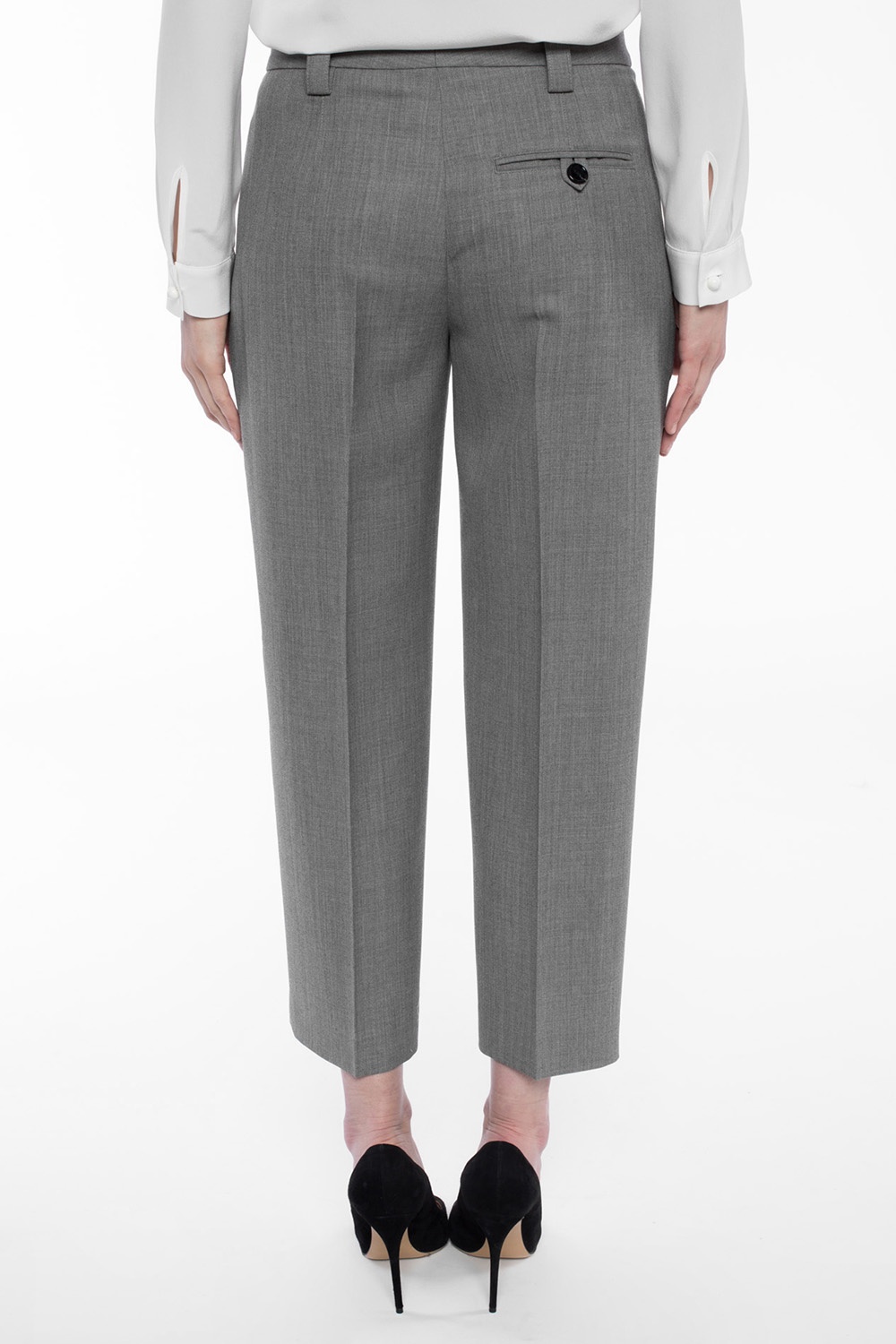 Grey Pleat-front trousers Acne Studios - Vitkac Canada